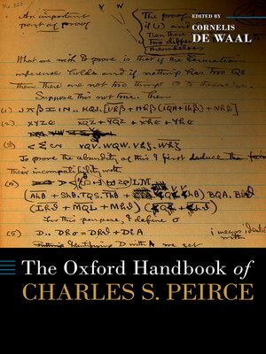cover image of The Oxford Handbook of Charles S. Peirce